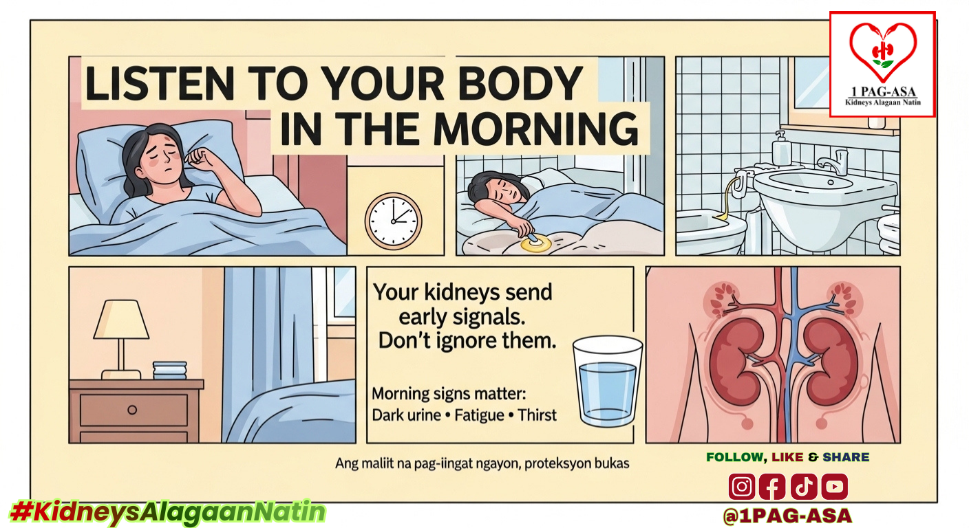 Listen to Your Body in the Morning campaign poster